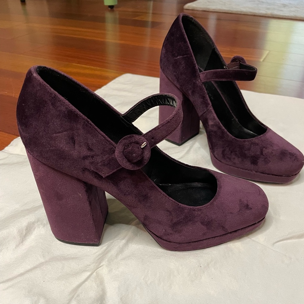 Velvet Plum Purple Shoes